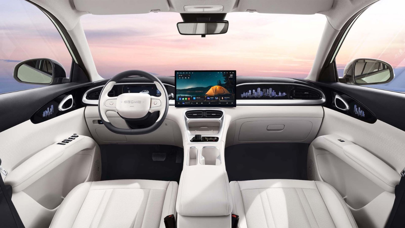 Geely EX2 Max Ambient Light 256 Warna dan Layar 14,6 Inci